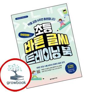 하유정쌤의 초등 바른 글씨 트레이닝 북 하유정쌤의초등바른글씨트레이닝북 책