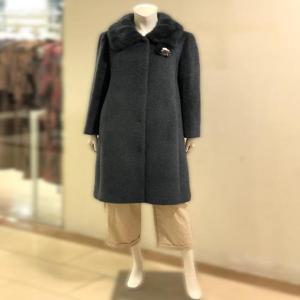 벨리시앙 세이브존01 수리알파카 밍크 칼라 코트(2color) LC4402