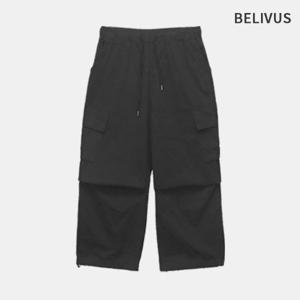 빌리버스 남자 파라슈트 카고바지 스트링 와이드 면 벌룬 팬츠 BRAP017