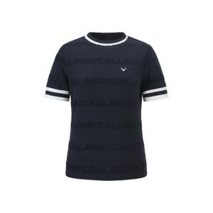 캘러웨이골프반팔티 LQS CWTU24M601_NA 여성 여름 테리 자가드 티셔츠