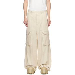 릭오웬스 카고팬츠 오프 화이트 콘코르디안 퍼뱅크스 카고 팬츠 252232M188002