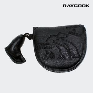 레이쿡 SS 시리즈 퍼터 헤드 커버 블랙 [말렛형]