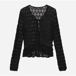 [써스데이아일랜드][여성]시스루 오픈형 블라우스(T256MBL138W)