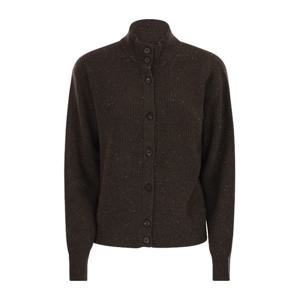 페세리코 울 실크 캐시미어 하이넥 가디건 S99419F12 851