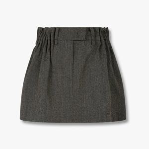 [보브]셔링 디테일 울 미니 스커트(7115335805)