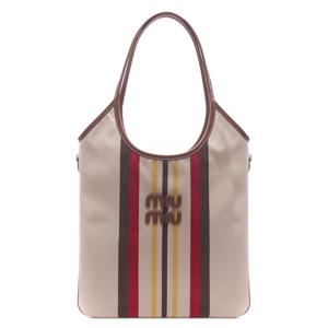 [미우미우(가방)]25FW 여성 아이비 스트라이프 토트백 5BG231 2IBC F061W V MLF 25F