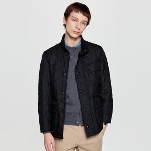 헤지스  25FW  남성 클래식 멀티포켓 윈져 퀼팅 점퍼 HZJU5D332BK