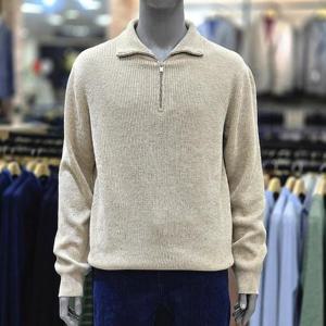 런던포그 세이브존04 하프넥 집업 베이지니트 ZOWNC461