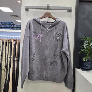 리트머스 HC12 전판 자수 후드 가디건 LQ5SF508-097