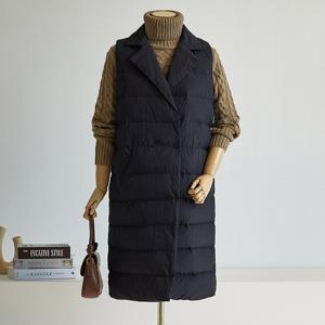 [커스텀에이블] 카라 스냅버튼 패딩 베스트_T2510PD601D