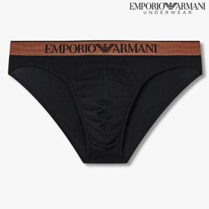 [엠포리오 아르마니 언더웨어]샤이니 로고 밴드 코튼 삼각브리프 (0815311008)
