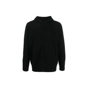 스톤아일랜드 남성 와팬 패치 니트 블랙 후드티 7715546A8 V0029