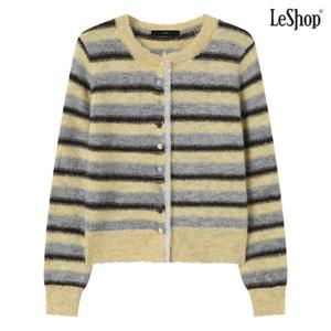 [르샵]레이스 컬러 버튼 배색 니트 가디건 (DP4CK006A)