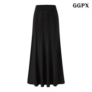 [GGPX] 데일리 플리츠 밴딩 롱 스커트 (GPDWH001D)