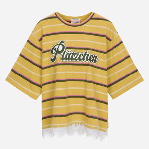 [써스데이아일랜드]레이스 패치 티셔츠 T256MTS901W