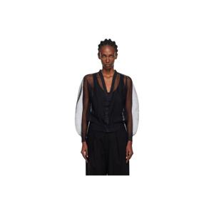 26 SS Issey Miyake 여성 블랙 인케이스 가디건 252809F095006