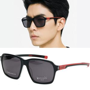 스파이더 선글라스 SP6032 001 다리길이조절 스퀘어 블랙 뿔테 골프 낚시 등산 패션