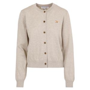 25FW 메종키츠네 베이비 폭스 메리노 레귤러 가디건 라이트 베이지 멜란지 PW00502KT1181 H218