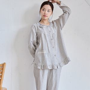 바풀 CA5W12416 여성잠옷 순면 잠옷 여성 파자마 세트