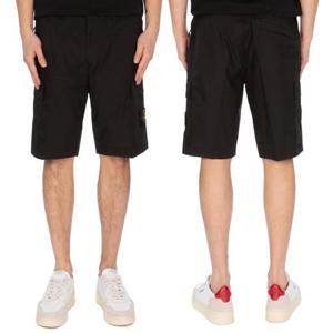 스톤아일랜드 와펜 패치 카고 반바지 7615L0803 V0029