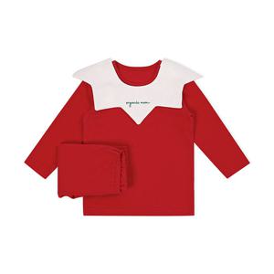 [오가닉맘]홀리레드긴소내의턱받이세트 MKWP9B02