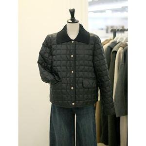 메종블랑쉬 세이브존03 니트 카라 배색 퀄 팅 덕 패딩 점퍼 AGY254NJDA51A