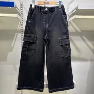 에스핏 HC21 카고 와이드 데님바지 SJZ710FJPT03