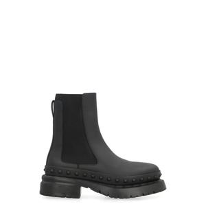 23FW Valentino 발렌티노   Rockstud M Way 레더 Chelsea 부츠 3Y2S0H33GZZ0NO TP565340150