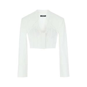 22FW Balmain 화이트 poplin 셔츠 YF0HQ000CC520FA TP563490529