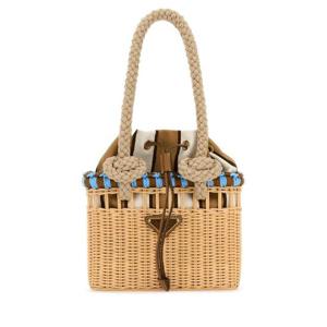 25FW 프라다 Wicker 미니 shopping 백 1BG5582HG4F0O8A TP567505818