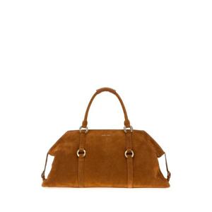 25FW 알렉산더 맥퀸 Caramel suede Farringdon Maxi 핸드백 8456431MAA52150 TP563757028