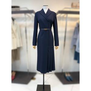 [더아이잗컬렉션]글리터 테일러드 칼라 롱 원피스  CRAA0OP381 -