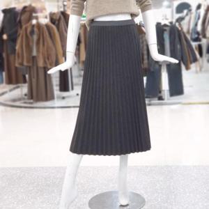 abfz sh06 심플 도톰 플리츠 스커트 SLBNA1S31A