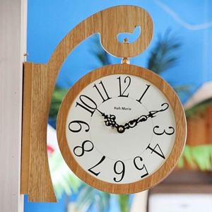 쏘 빈티지 양면시계 (내추럴) 양면시계 양면벽시계 벽시계 벽걸이시계 인테리어벽시계