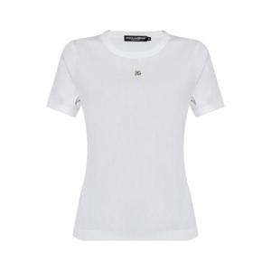 26 SS 돌체앤가바나 로고 장식 티셔츠 F8V43TGDCX9 TP433481861