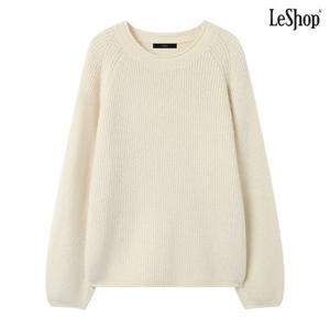 택가 59,000원 [르샵]데일리 무지 라운드 오버핏 긴팔 니트 (DP4KT012A)