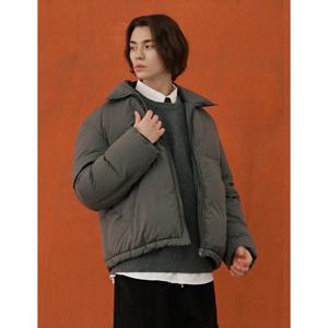 [애드호크]남성 카라형 심플 숏푸퍼 패딩(HBBDO01) 2color