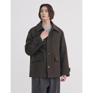 [애드호크]남성) 칼라넥 숏 발마칸 코트(HBAHC14) 3color _DG