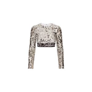 26 SS 돌체앤가바나 시퀸 장식 크롭 탑 F756GTFLSA8 TP445467765