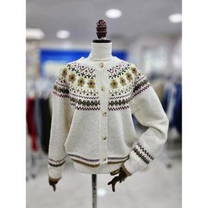 스테파니 세이브존08 노르딕 플라워 가디건 A25SW5427