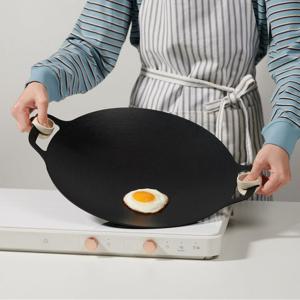 [JAJU] 자주 인덕션 겸용 논스틱 코팅 깊은형 그리들_38cm