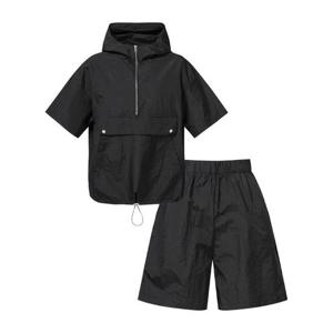 [비엔엑스]아노락 후드티셔츠 하프 팬츠 셋업 (BX1OP007L0)