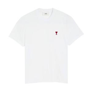 25FW 아미 하트로고 반팔 티셔츠 화이트 BFUTS035 724 100