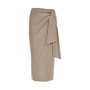 막스마라 빙고 랩 타이 미디 스커트 2521106012