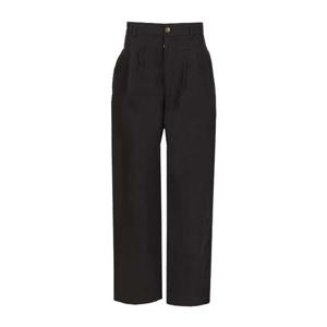 이자벨마랑 하이웨이스트 플리츠 스트레이트 팬츠 26PPA0663HA