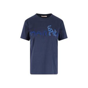 마르니 반팔 티셔츠 THJE0293S3 USCY84 LOB99 Blue
