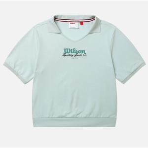 윌슨 오픈넥 폴로 티셔츠 W B1 W251002GPS34 LGR NVY