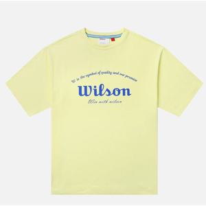 윌슨 헤리티지 로고 티셔츠 UNI  B1 W251003TTS33 LYE NVY WHT