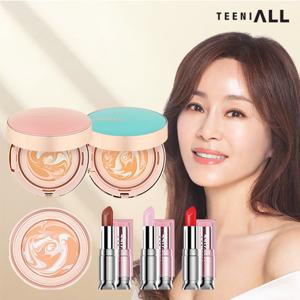 [견미리팩트] 티니올 디 오리지널 크리미 팩트 본품 1개 + 리필 1개 + 립밤 1개