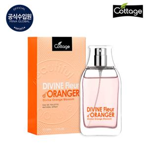 코티지 디바인 플뢰르도랑제 오드뚜왈렛 향수 50ml
